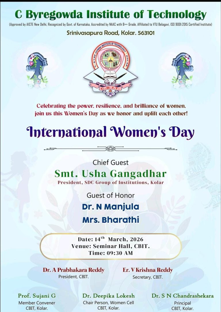 International Women’s Day Celebration at CBIT 2026