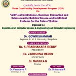 FPD on Artificial Intelligence, Quantum Computing and Cybersecurity