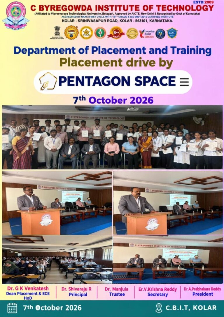 Placement Drive ” PENTAGON SPACE” 7th OCT 2026